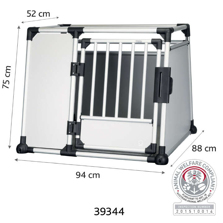 TRIXIE Transportbox, Aluminium